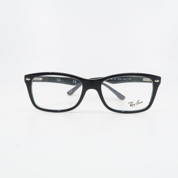 Ray-Ban RB 5228EX 2000 Unisex Rectangular Black - Picture 2 of 6